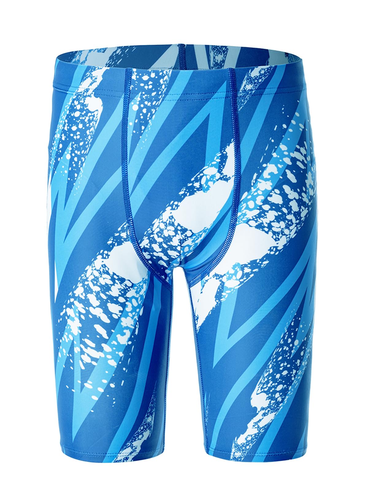 DEVOROPA Boys Swim Jammers Youth Competitive Swim Team Trunks Racing Swimsuit Athletic Swimming Shorts Slim/Standard/Husky