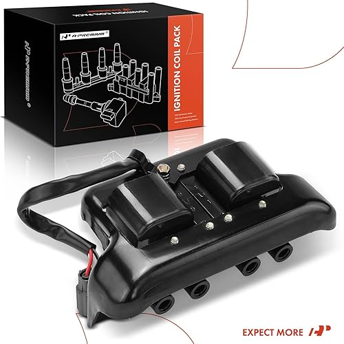 Miniatura 8 de A-Premium Paquetes de bobinas de encendido del motor compatibles con Mazda Miata 1990 1992 1993 L4 1.6L