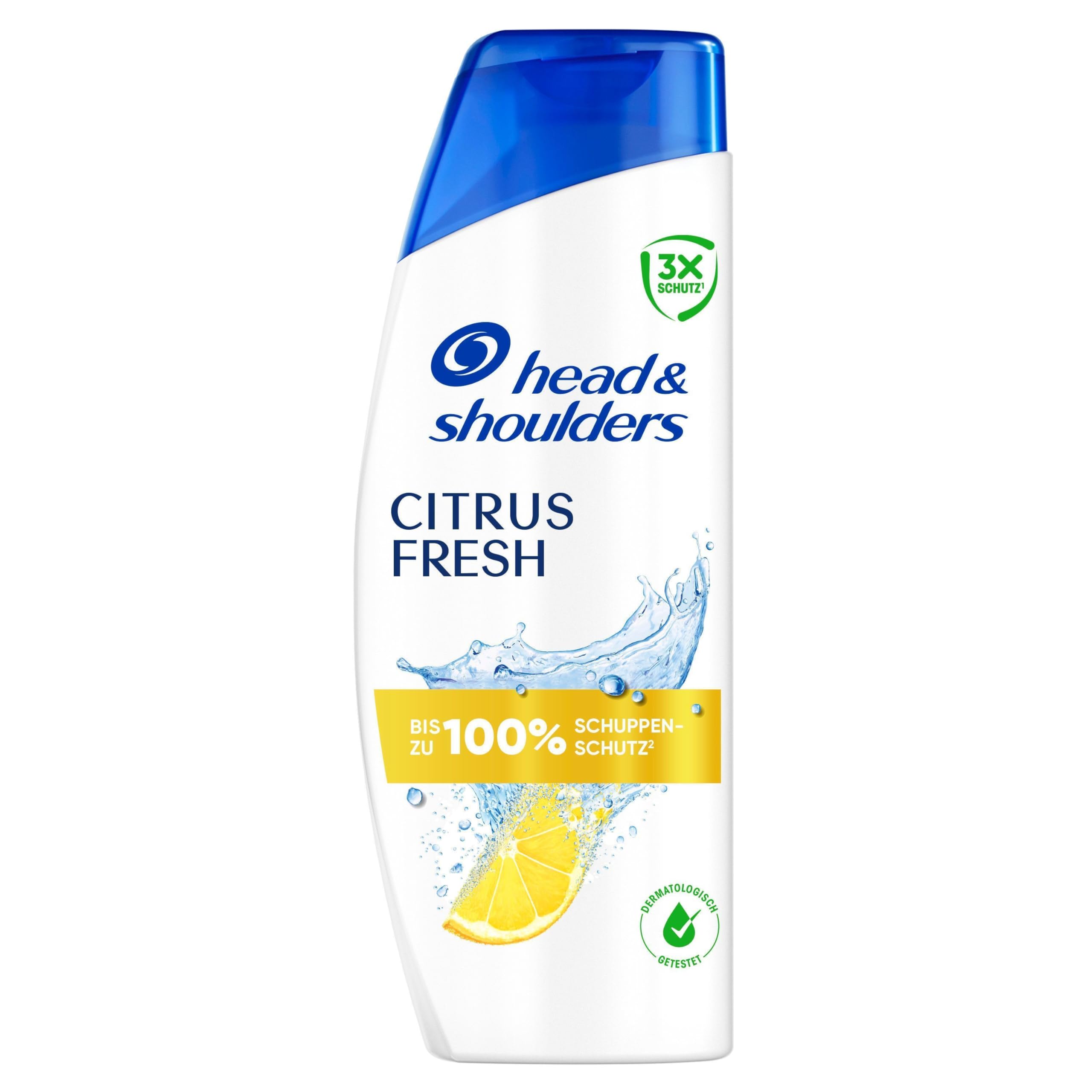 Head & Shoulders Citrus Fresh Anti-Schuppen Shampoo 500ml, Wirkt gegen Schuppen, Fett und Juckreiz