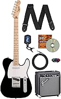 Vista 15 de Fender Squier Sonic Telecaster - Paquete California Blue con afinador, correa, púas y DVD de guitarra Austin Bazaar