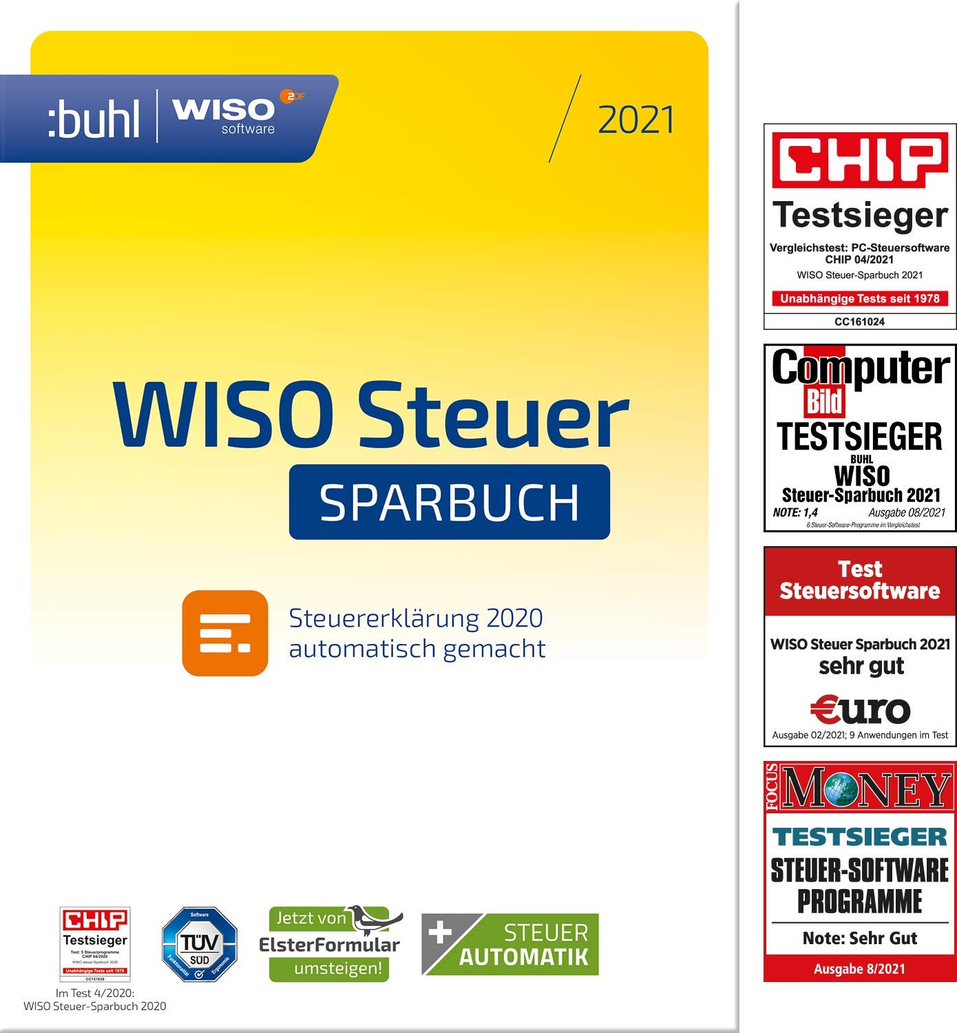WISO Steuer-Sparbuch 2021 (für Steuerjahr 2020) | Digitaler Download