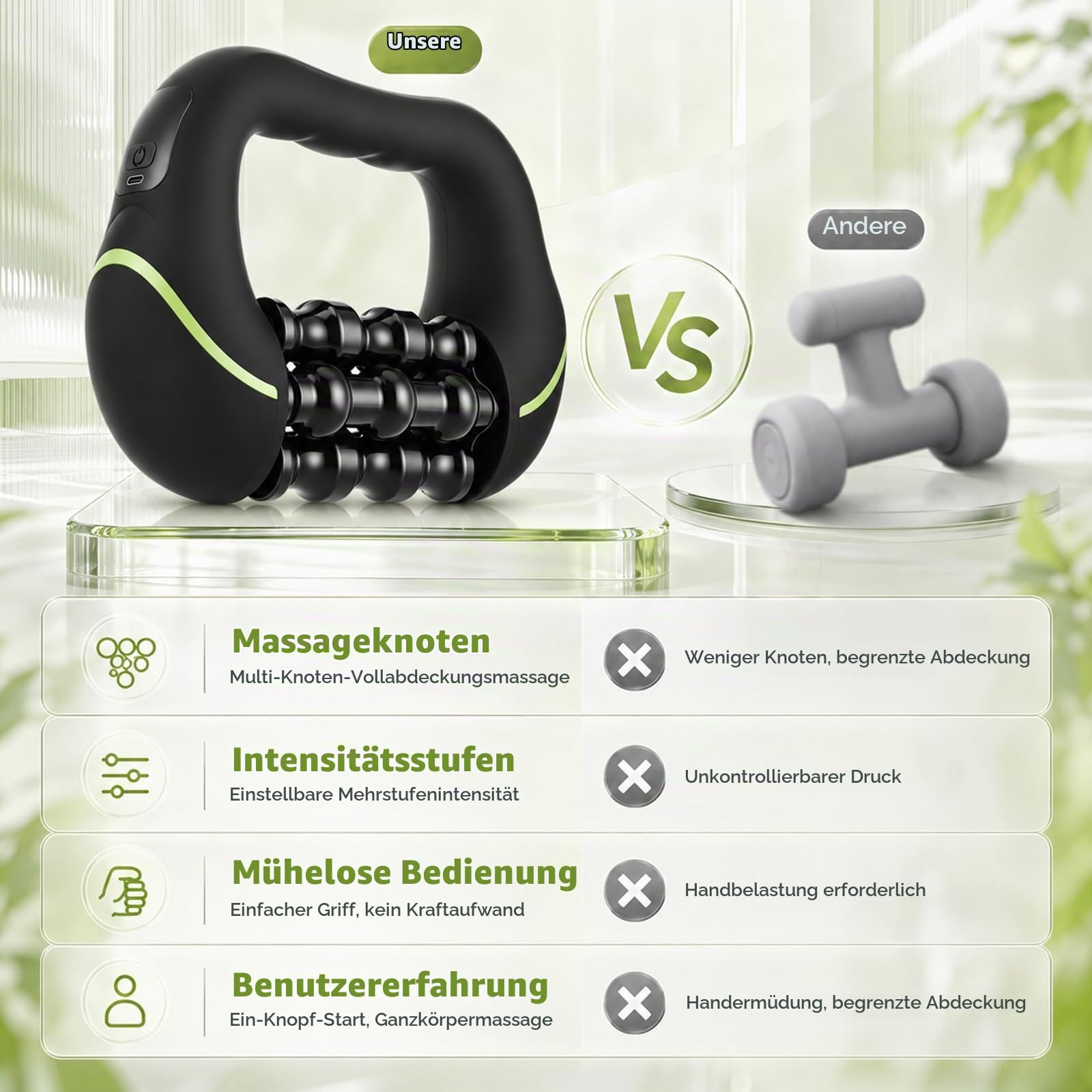 Elektrische Hand Rollmassagegerät