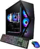 iBUYPOWER Element SE Gaming PC: Ryzen 7 8700F, RTX 5060 Ti 8GB, 32GB DDR5 RAM, 2TB NVMe SSD, Keyboard & Mouse