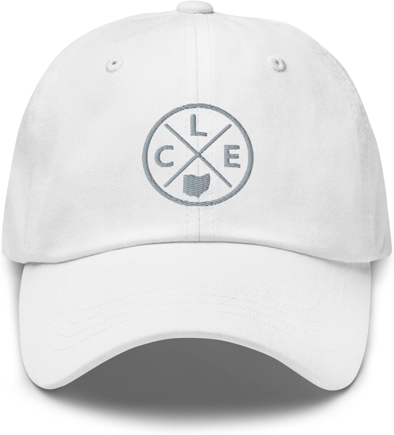 Retro Cleveland Baseball Hat CLE Emblem Dad Hat Cap