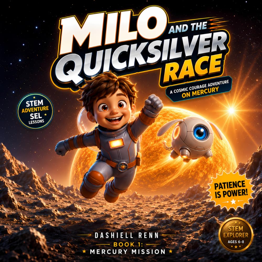 Milo and the Quicksilver Race: A Mercury Adventure About Patience and Discovery (Cosmic Courage)