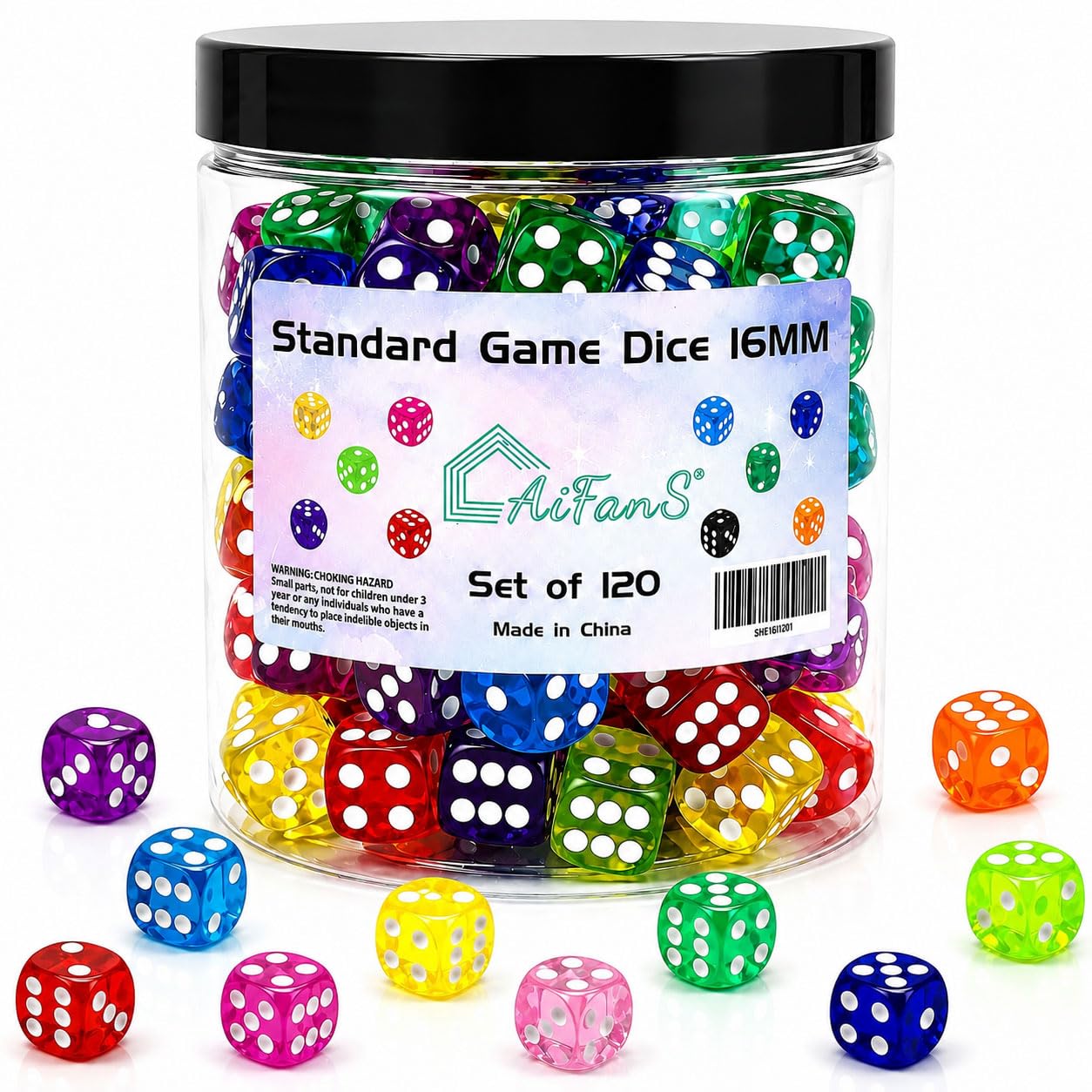 Lot De 4 Dés Rouges Translucides – 18 Mm, Coins Arrondis – Operitacx – Parfaits Pour Jeux De Société Et Apprentissage