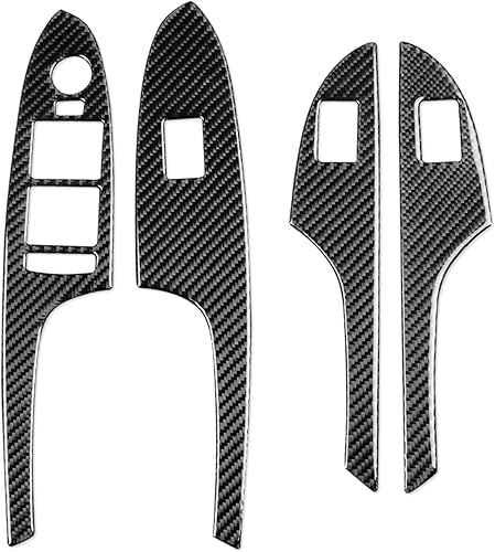 Miniatura 97 de NVCNX Real Premium - Adhesivo de fibra de carbono para puerta de automóvil, puerta de automóvil, cerradura de puerta de automóvil, marco de botón