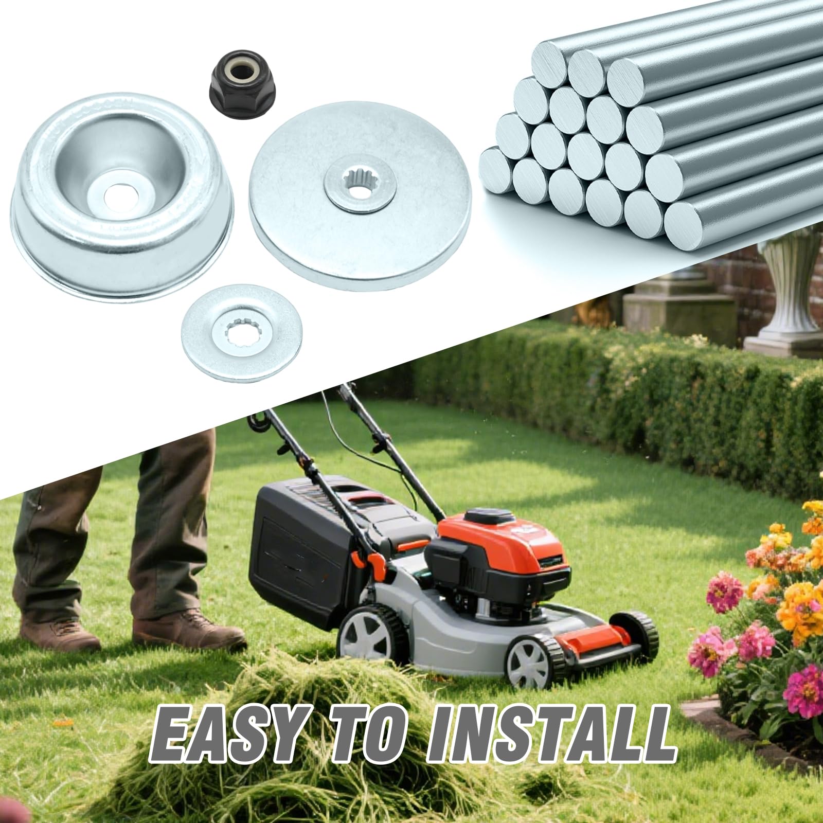Hoypeyfiy 4126-713-3100 Laufteller Zubehör Kit, Ersatz für Stihl FS Serie FS55 FS55R FS36 FS44 FS56 FS80 FS90 FS120 FS200 FS250
