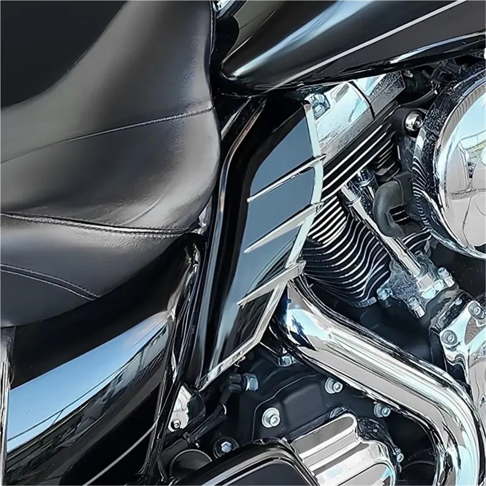 Osłona przeciwwiatrowa motocykl Pasuje do Touring przemieszczanie się po ulicy Road King Electra Glide FLHX 2009-2017 motocykl osłona termiczna deflektor powietrza tapicerka