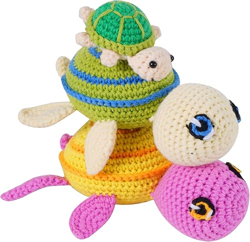 Miniatura 7 de Hadwoer Kit de ganchillo para principiantes, kit de animales de ganchillo, kit de animales de ganchillo con tutoriales en video paso a paso,