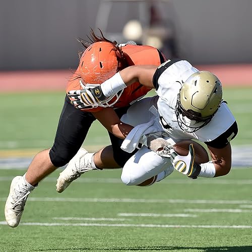 Vista 17 de Guantes de fútbol juvenil, guantes receptores juveniles, de silicona, antideslizantes, transpirables, con bandera estadounidense, experiencia