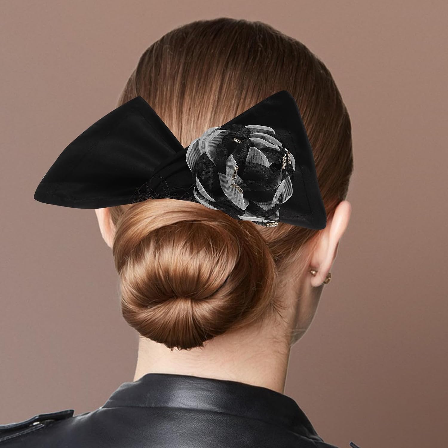 jojofuny 4pcs Flower Bun Maker Hair Bun Shaper Twisted Hair Donut Curler for Women