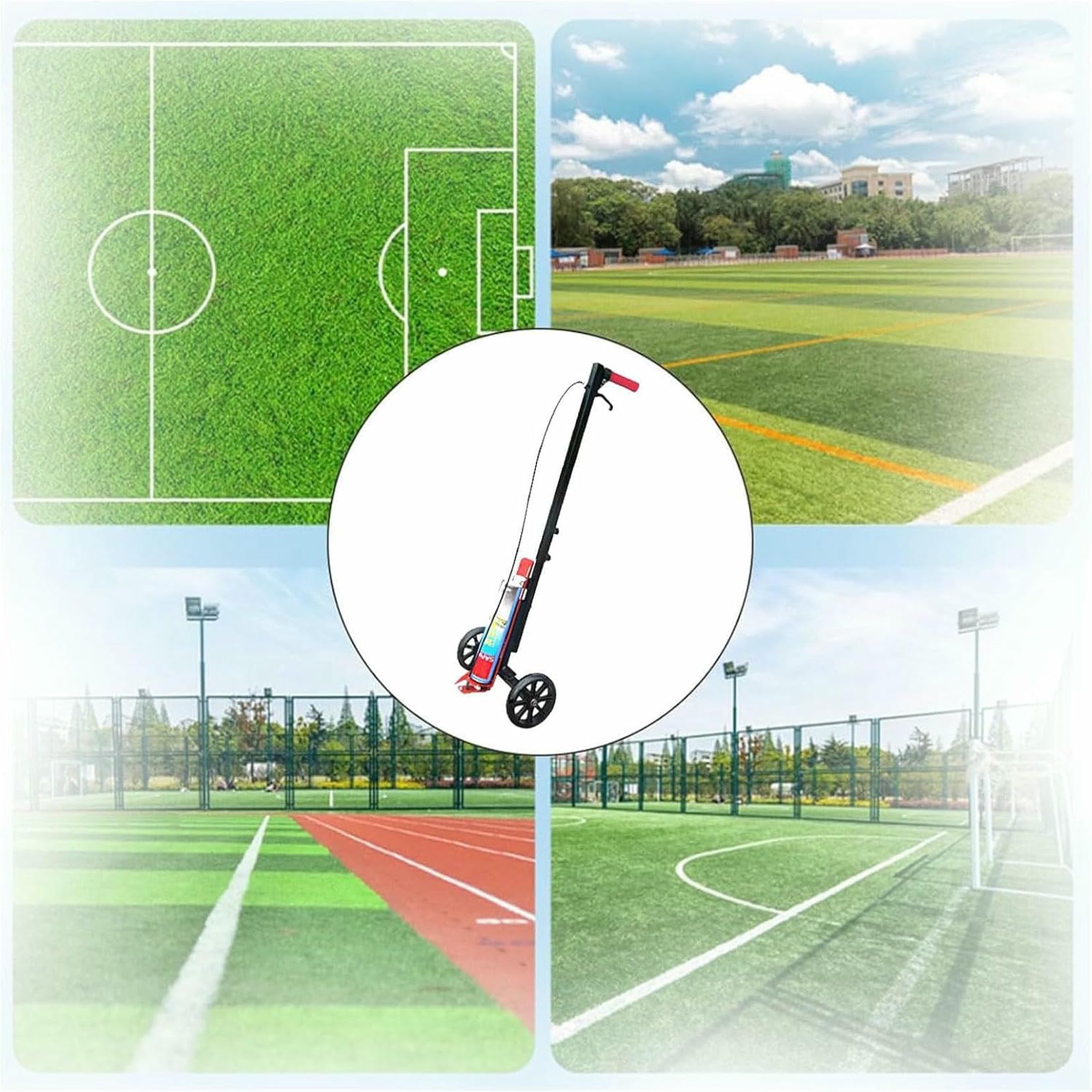 Vernice spray professionale per marcatura inversa per strisce precise di parcheggi, strade, garage e scuole, ideale per disegnare linee rette, curve e cerchi (vernice non inclusa)