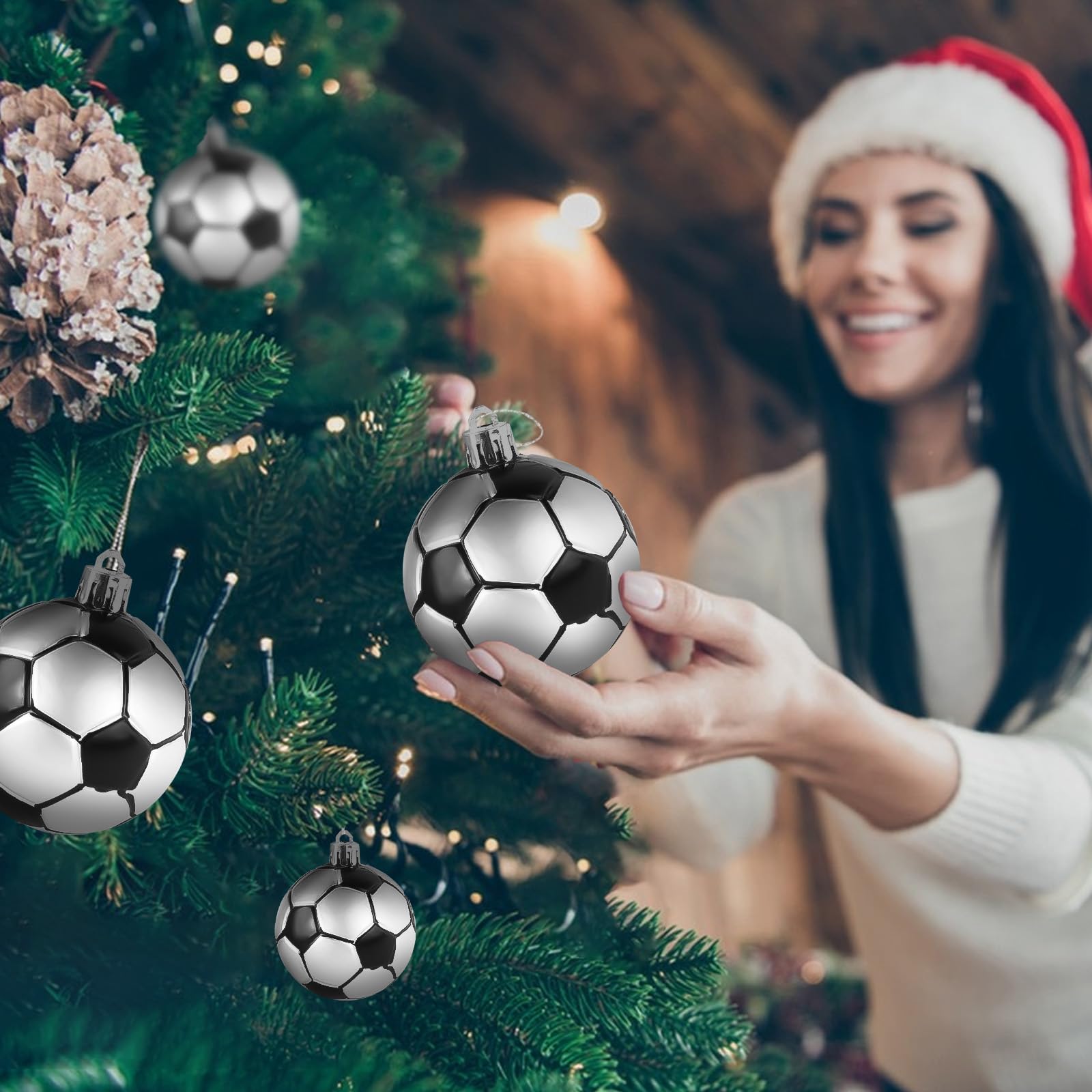 Juego De Adornos Para árbol De Navidad, Adorno Decorativo De