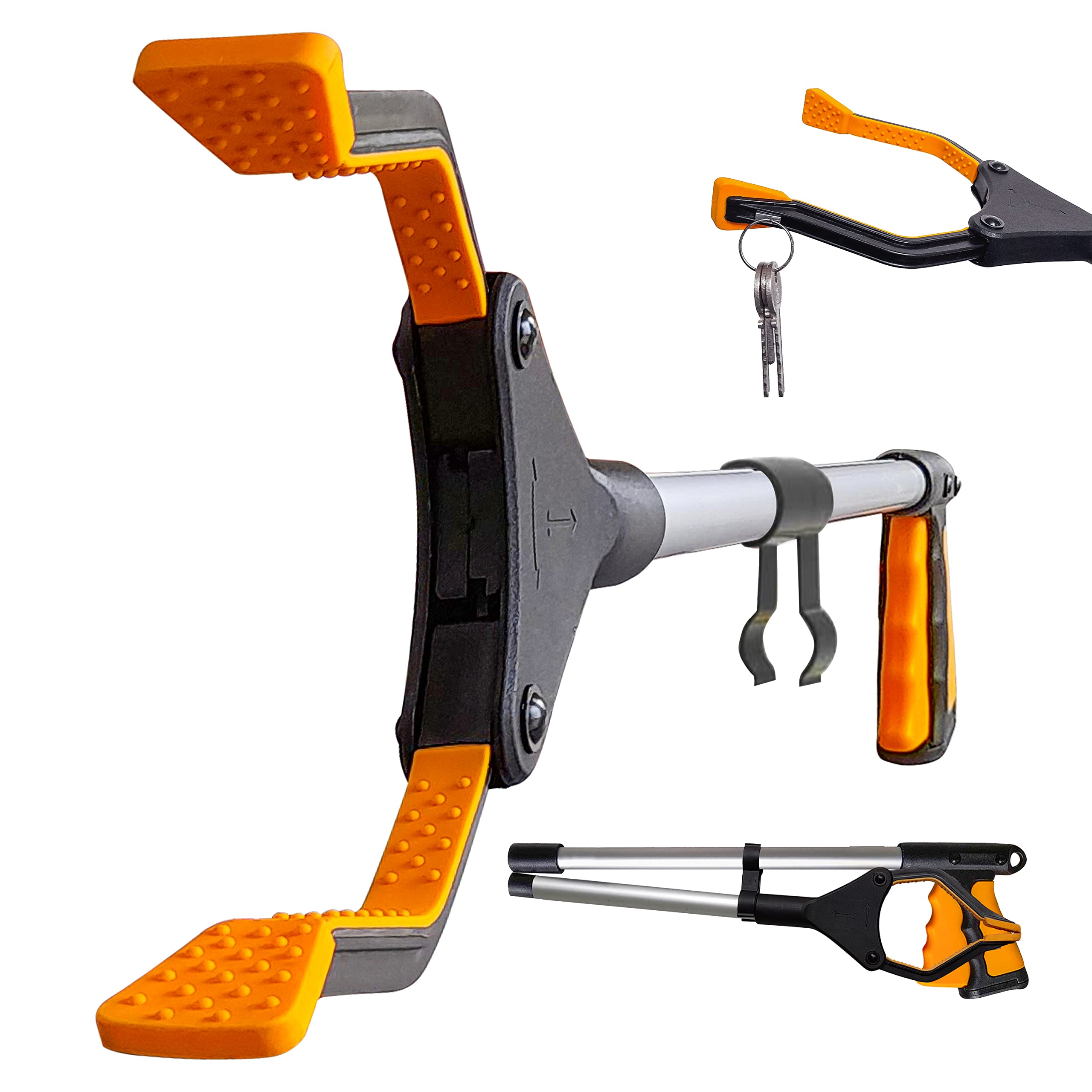 Buy CrustPro Litter Picker, 32" Long Arm Foldable Litter Grabbers for