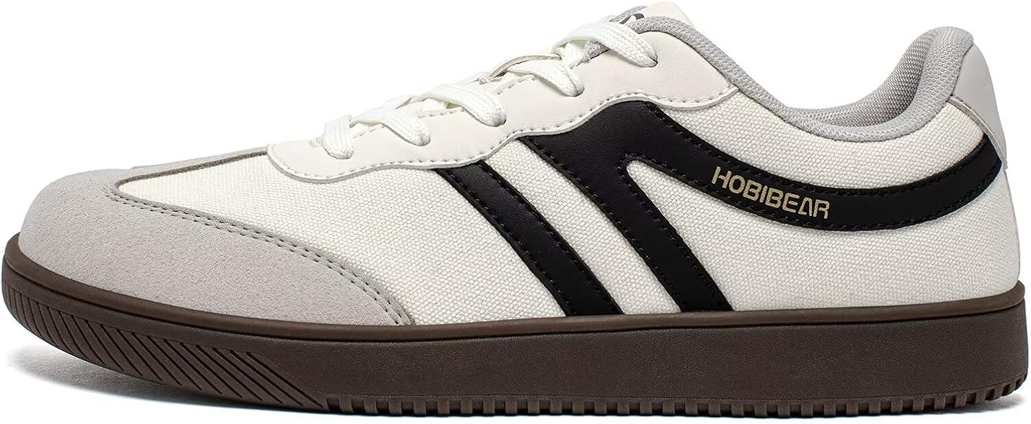 HOBIBEAR Barefoot Shoes Wide Casual Lace Up Retro Fashion Sneakers for Women Men - Image 3