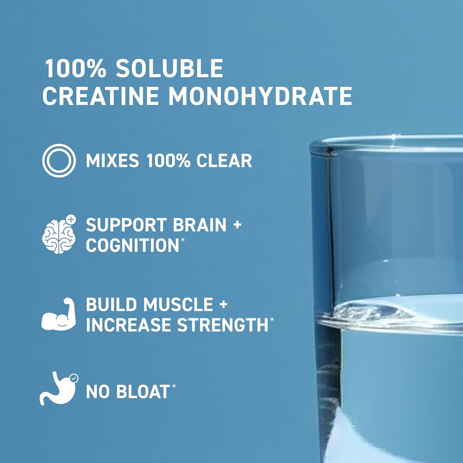 Kaged CreaClear Creatine Monohydrate Powder | Mixes Clear & Dissolves Completely, No Grit | Premium Micronized Creatine for Strength, Performance & Muscle Support | Unflavored | 100 Servings