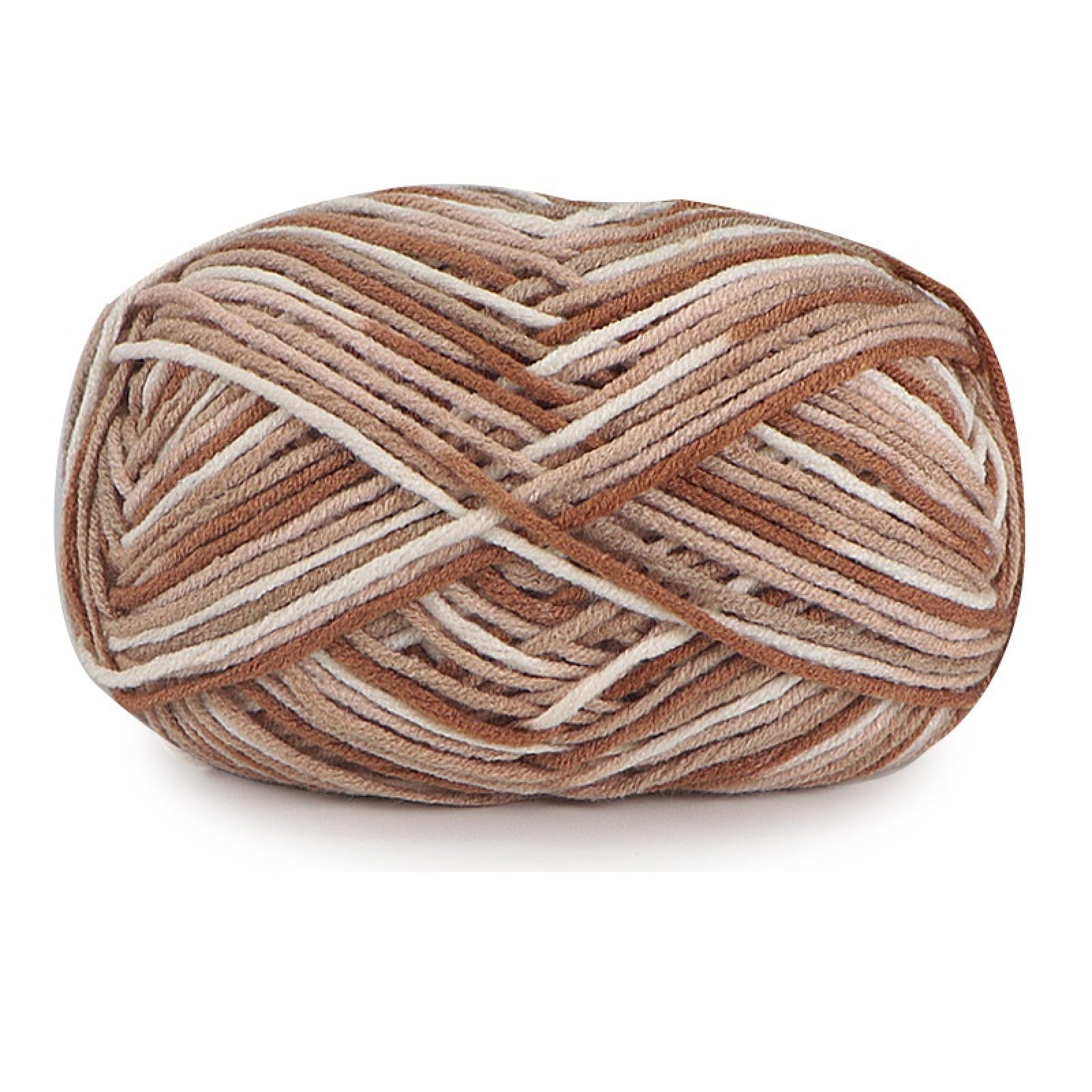 Laine à tricoter coton laité multicolore pour créer vos pulls et plaids faits main à la maison