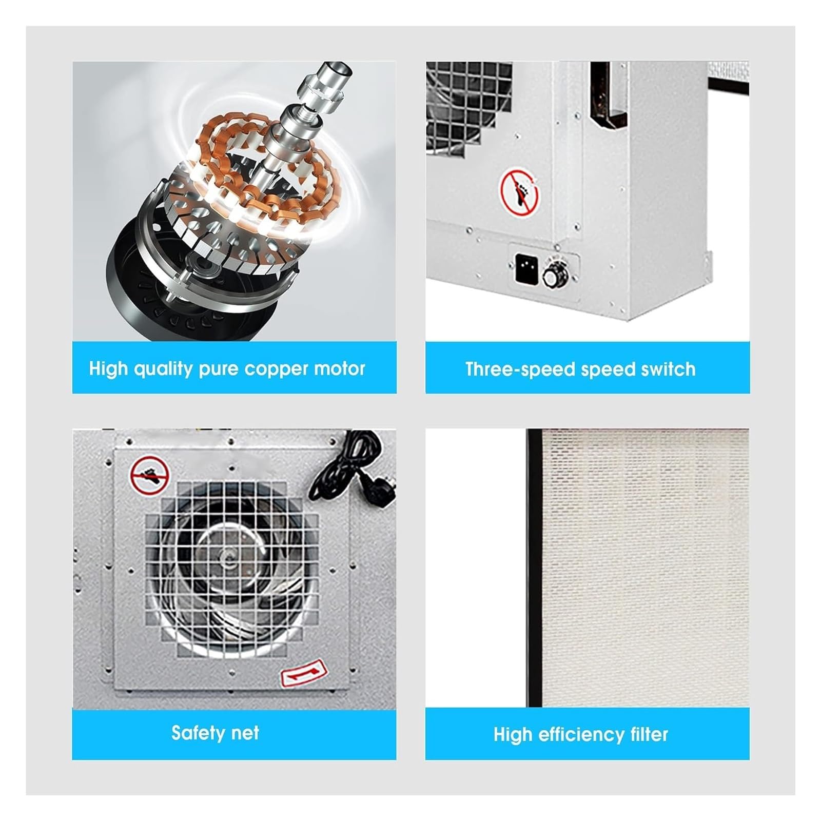 Cappa a flusso laminare Premium 220V 50Hz - filtro Hepa H13, classe 100 - soluzione ideale per il laboratorio e l’industria