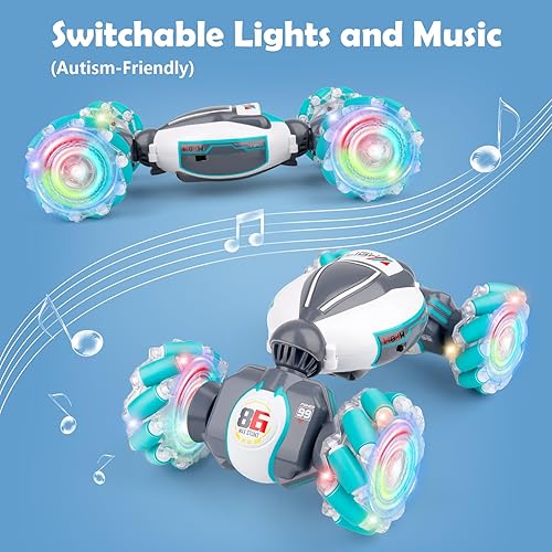 Miniatura 3 de Gesture RC Stunt - Juguetes para niños de 6 a 12 años el mejor regalo de cumpleaños para niños de 7 8 9 10 11 años automóviles de control remoto