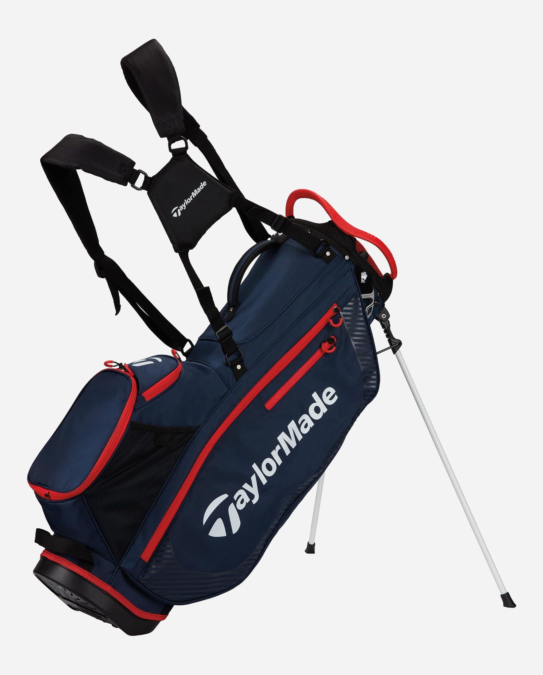TaylorMade ゴルフスタンドバッグ ネイビー/レッド Amazon.co.jp: TaylorMade Golf PRO スタンドバッグ ネイビー/レッド