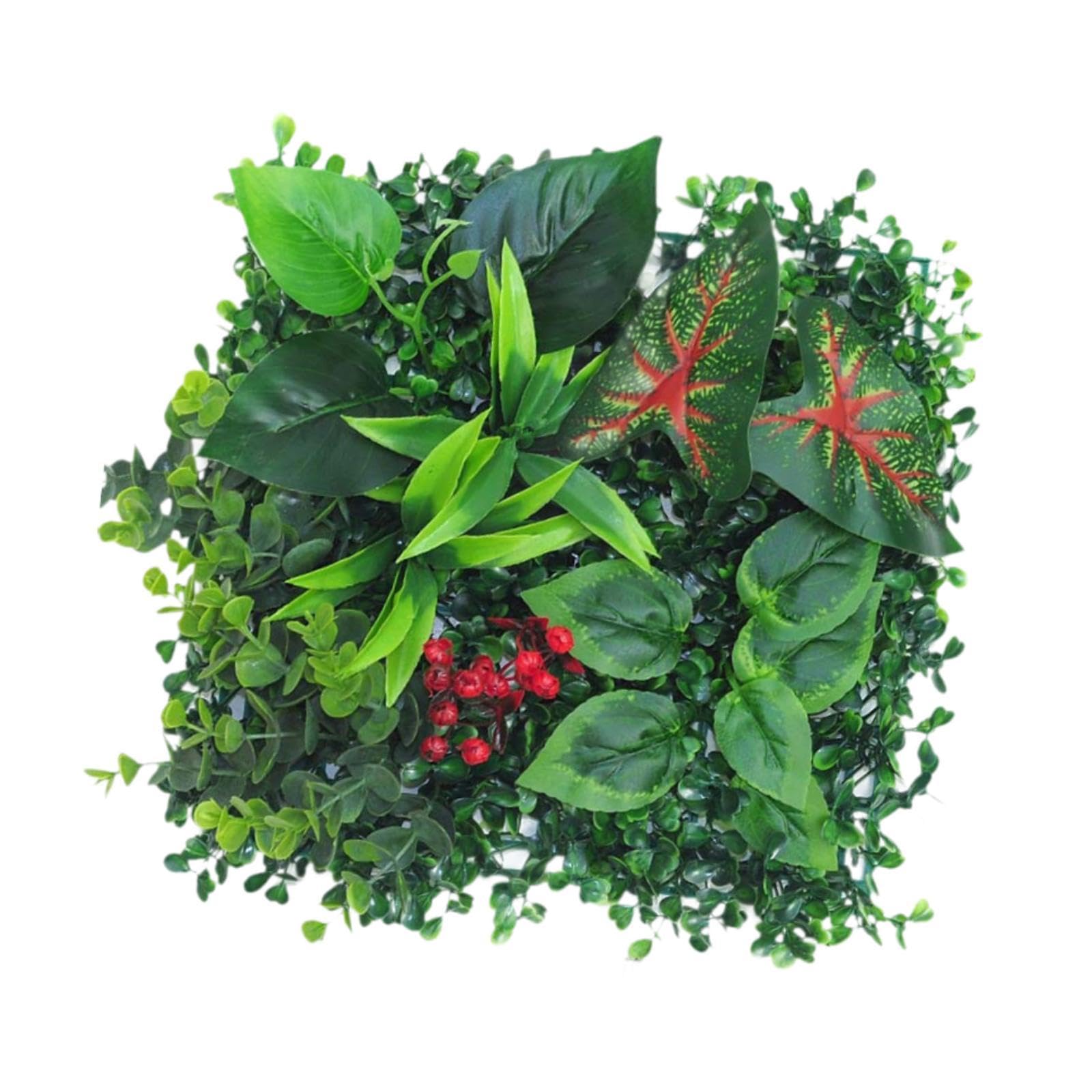 CALANDIS™ 9.8x9.8inch Simulation Grass Greenery Wall Panel Decor for Terrace, Bathroom Style C | Floral Dacor | Home Dacor-image-43