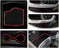 Vista 5 de SKTU para 2020 2021 2022 2023 2024 2025 2026 Hyundai Venue Tapete de ranura para puerta 2024 2025 2026 Accesorios para Venue Antideslizante