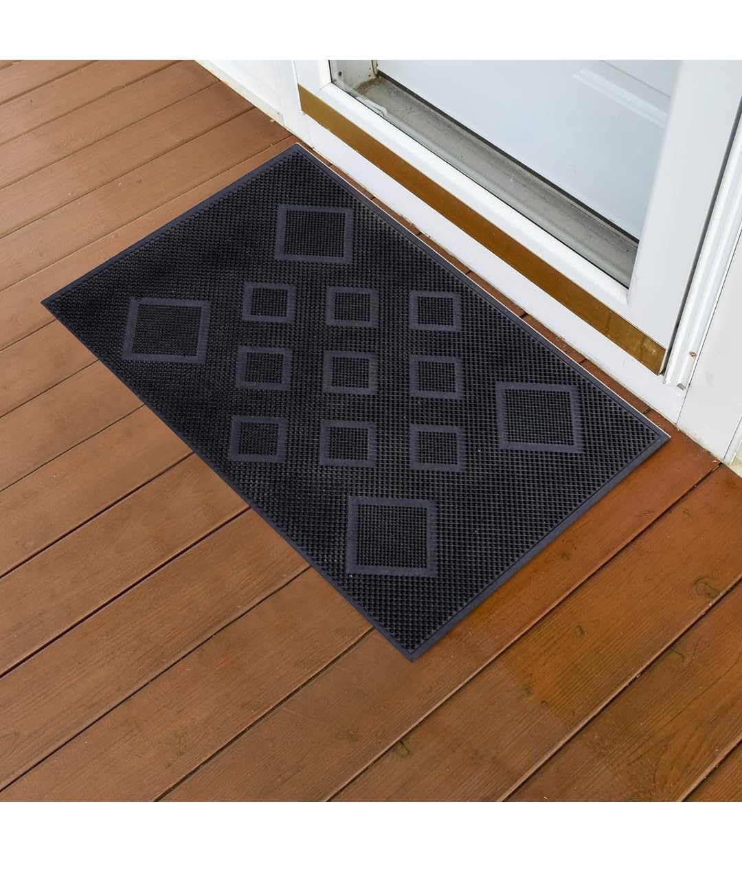 Door Mat with Barfi Design, Indoor Entrance Mat-image-13
