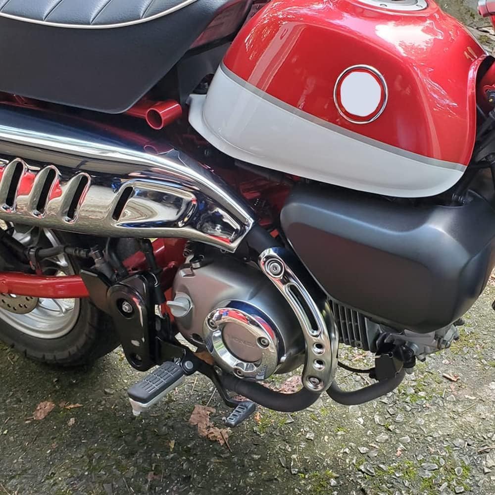 Compatible with 2019-UP Honda Monkey 125 Z125 New Chrome Muffler Pipe Guard Cover