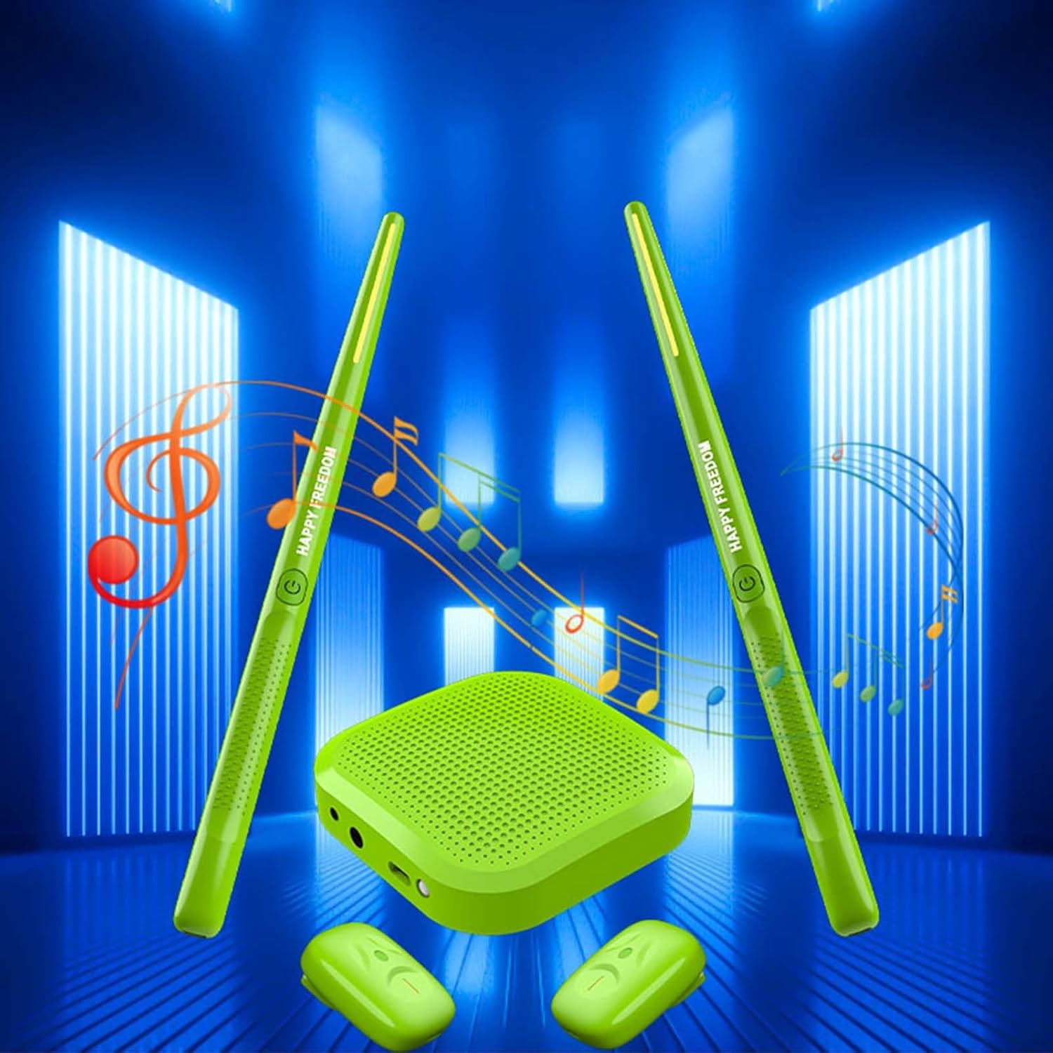 Virtual reality drum set,electric drum set for kids teens adults,portable electronic