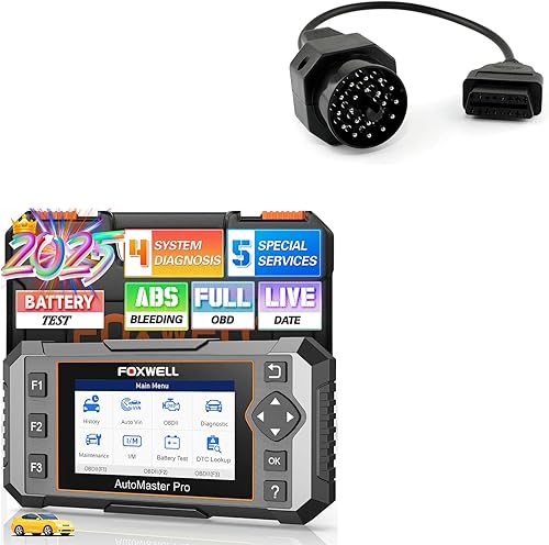 El más nuevo escáner FOXWELL NT614 Elite OBD2 con 5 reinicios de sangrado ABS/calibración SAS/aceite/EPB/lector de código del acelerador