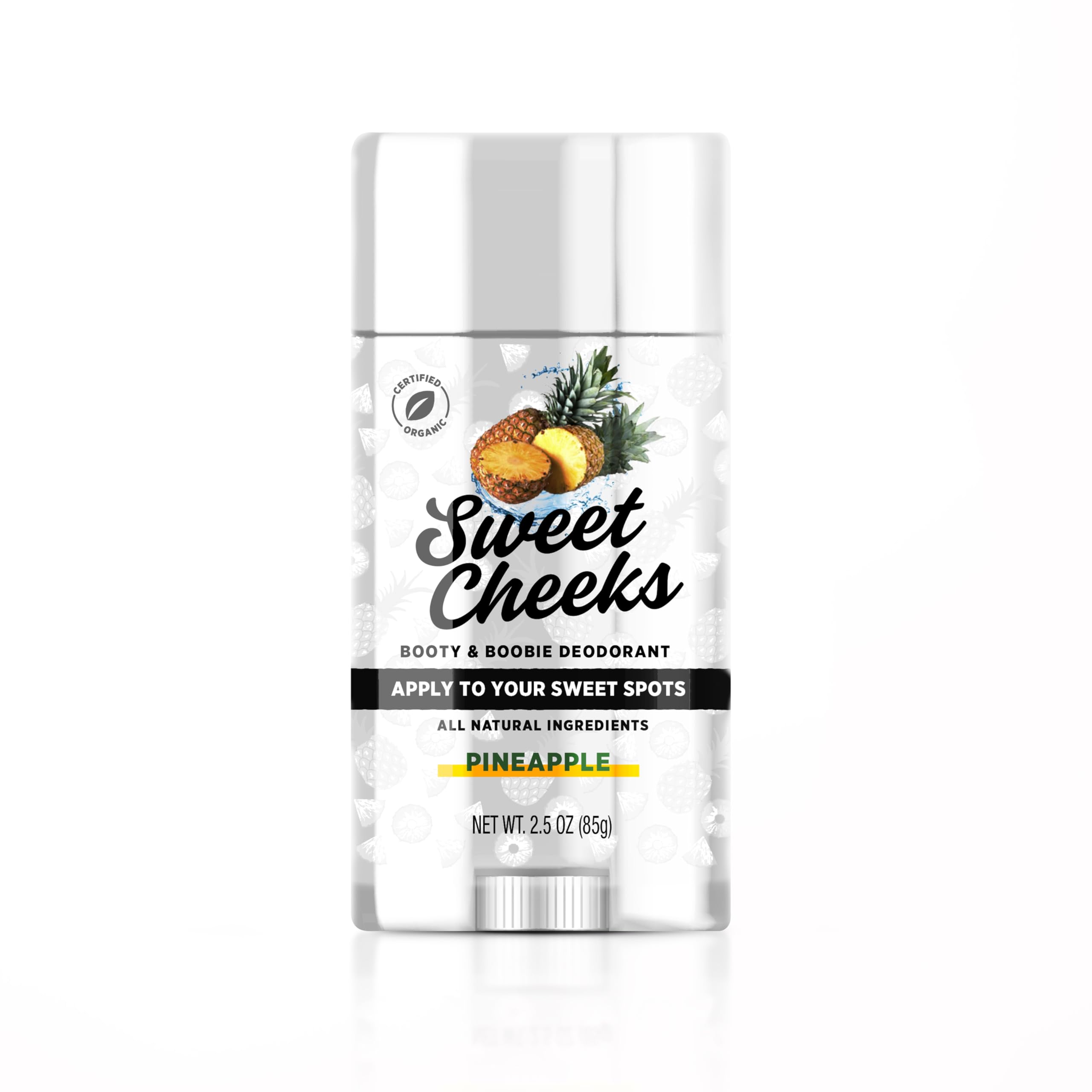 Sponsored Ad - Sweet Cheeks Full Body Deodorant (Pineapple), 2.5 Fl Oz (Pack of 1)