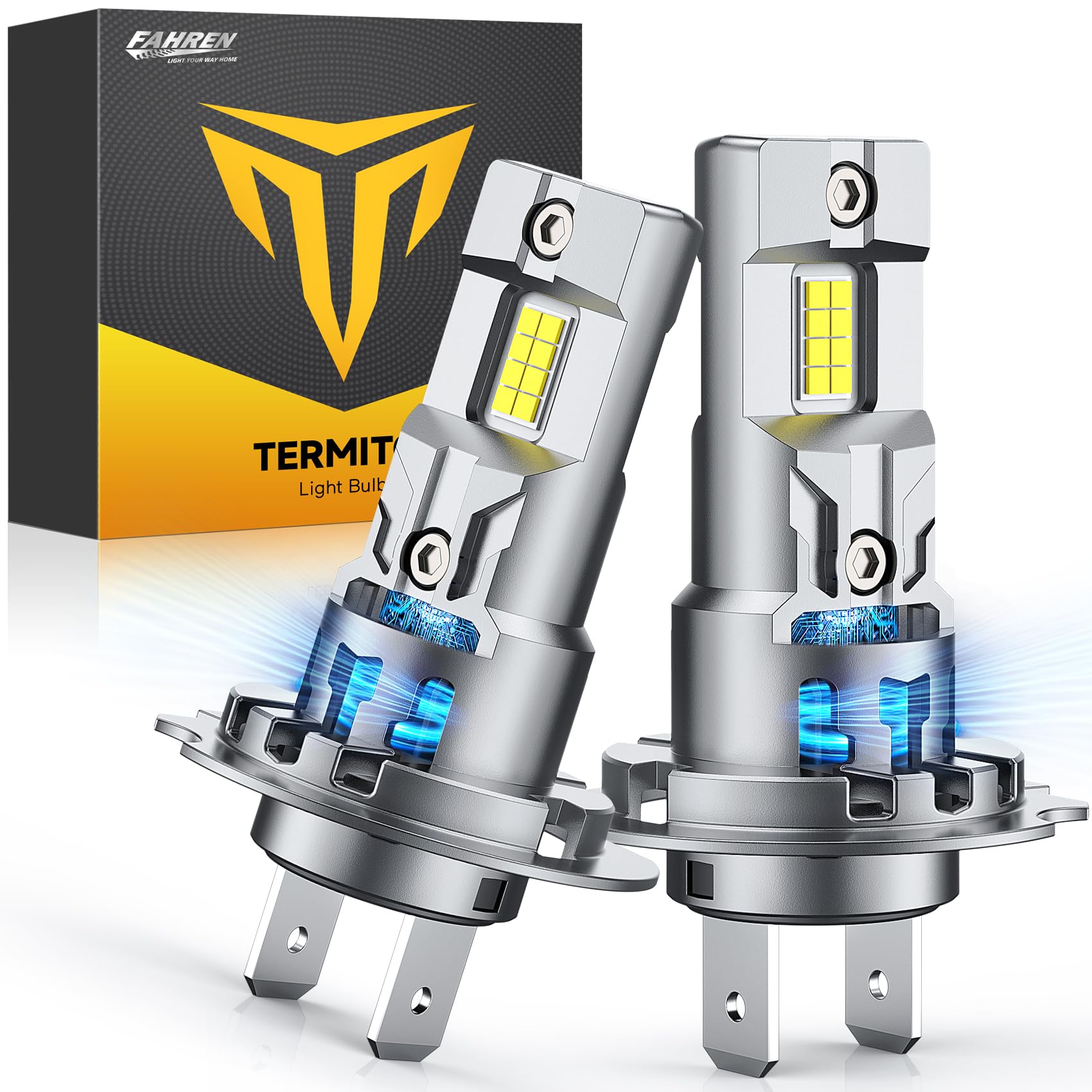 Ursprung 𝐋𝐚𝐭𝐞𝐬𝐭-𝐆𝐞𝐧 H7 Led Bulb,𝟗𝟎,𝟎𝟎𝟎 𝐋𝐌 H7LL 24 Dual‑Sided High‑Focus CSP LED Chips, Canbus Ready, Superior Heat Dissipation, 𝟗𝟎,𝟎𝟎𝟎Hrs Lifespan Fog, IP68 Waterproof, 2 Pack
