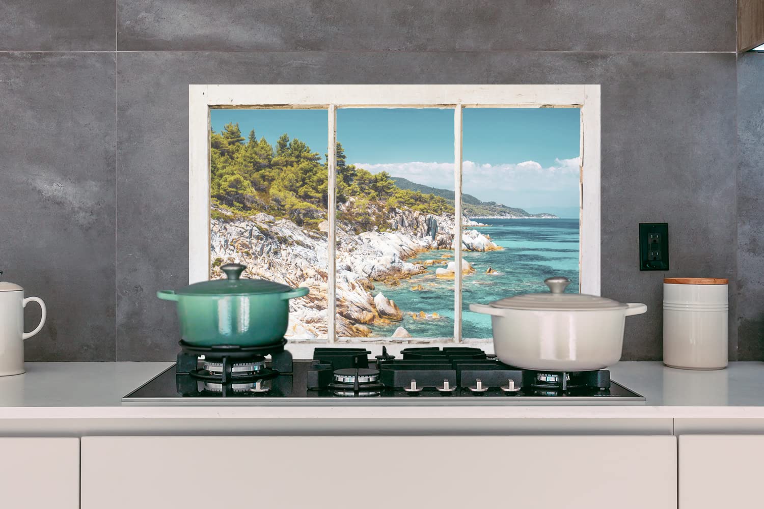 MuchoWow - Fond De Hotte - Aluminium - 90x60 Cm - Éléphant Animaux