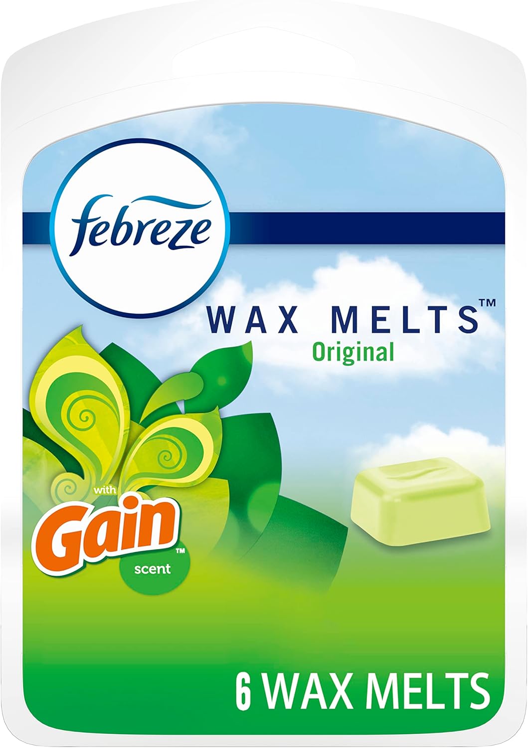 Febreze Wax Melts Air Freshener With Gain, Original Scent (Pack of 8) Health