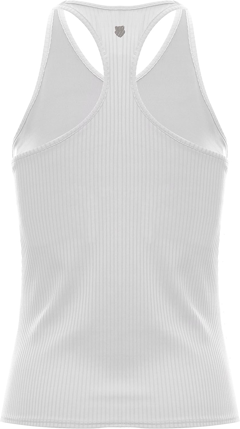 K-Swiss Women's Rib Tank with Bra
