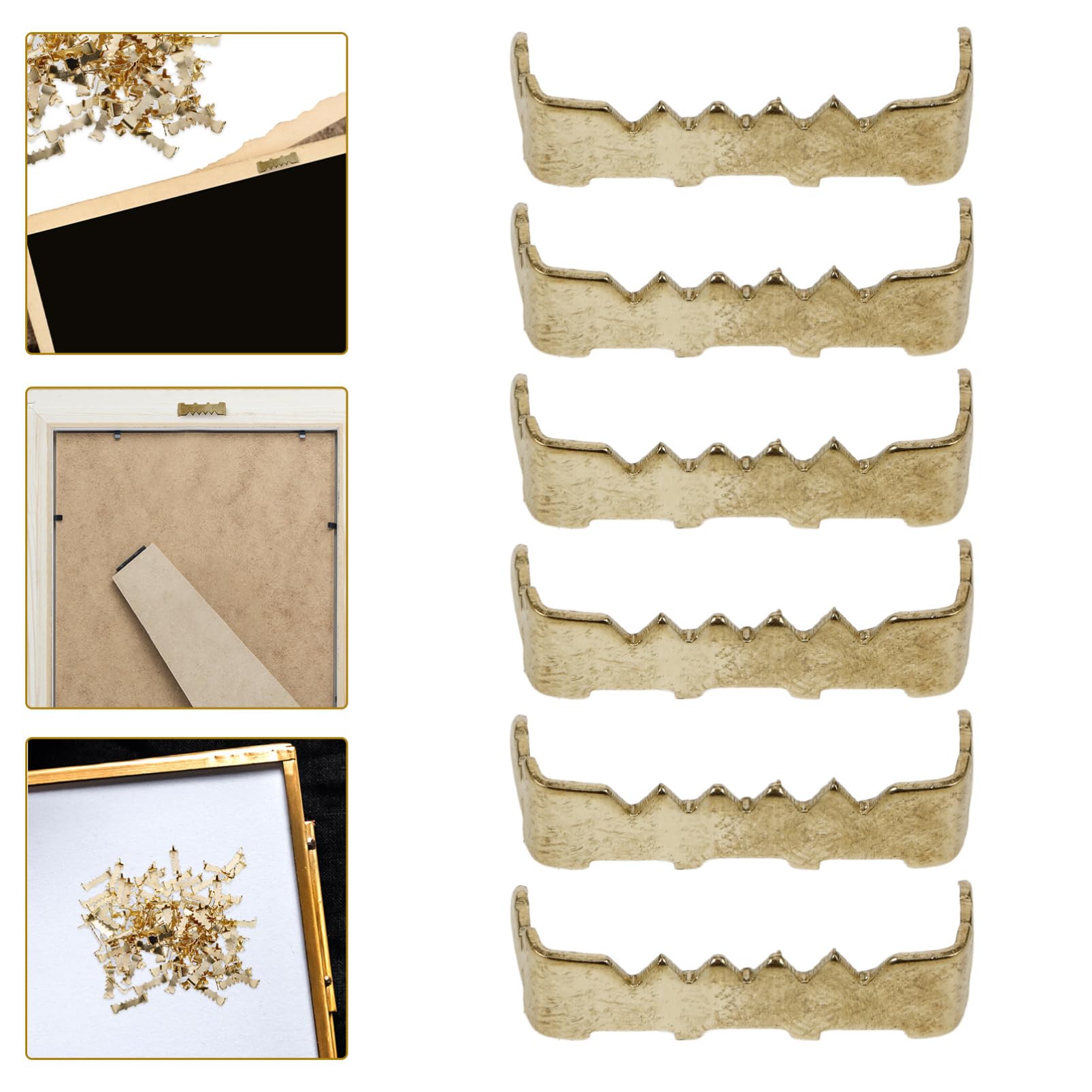 Artibetter 500piezas Ganchos Para Marcos De Fotos Fijación Invisible Para Colgar Cuadros Accesorios De Hardware Metálico Para Decorar Paredes y Arte Casa