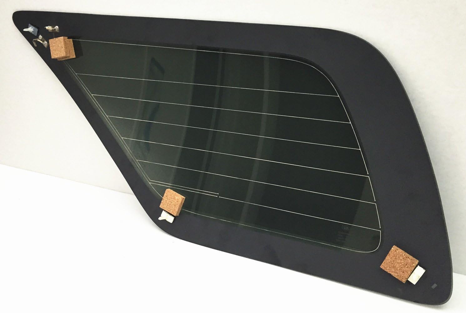 Passenger Right Side Rear Quarter Glass Quarter Window W/Antenna Style Compatible with Toyota 4Runner 2003-2009 Models