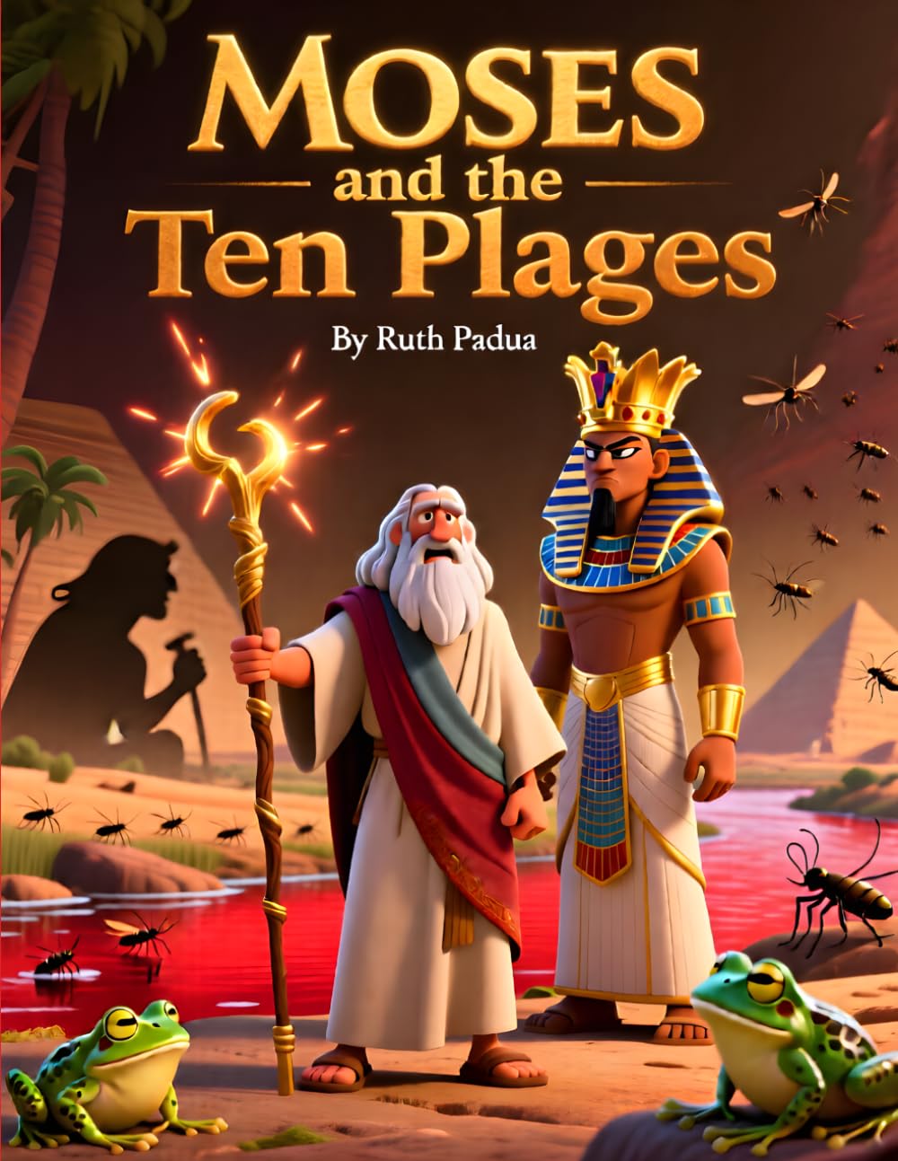 Bible Stories, Moses and the Ten Plagues, Stories of Moses, Christian Children's Stories, Sunday School Story Book: Religious, Inspirational Book, ... Book, Biblical Stories for Kids, Noah's Ark