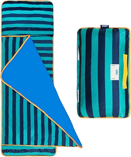 Wildkin Kids Plush Nap Mat for Toddler Boys and Girls, Best Plush Nap Mat for Kids, Perfect for Daycare & Preschool Nap Mats, Features an Attached
