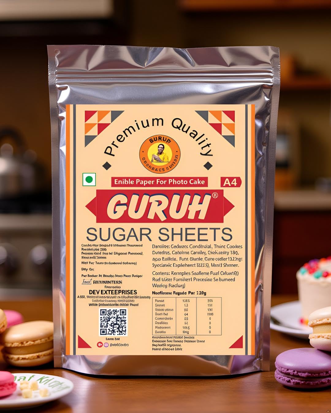 Guruh® Sugar Sheet For Photocake Printer | Edible Prints for Cake | Icing Sheets | 25 Pices - Image 2 thumbnail