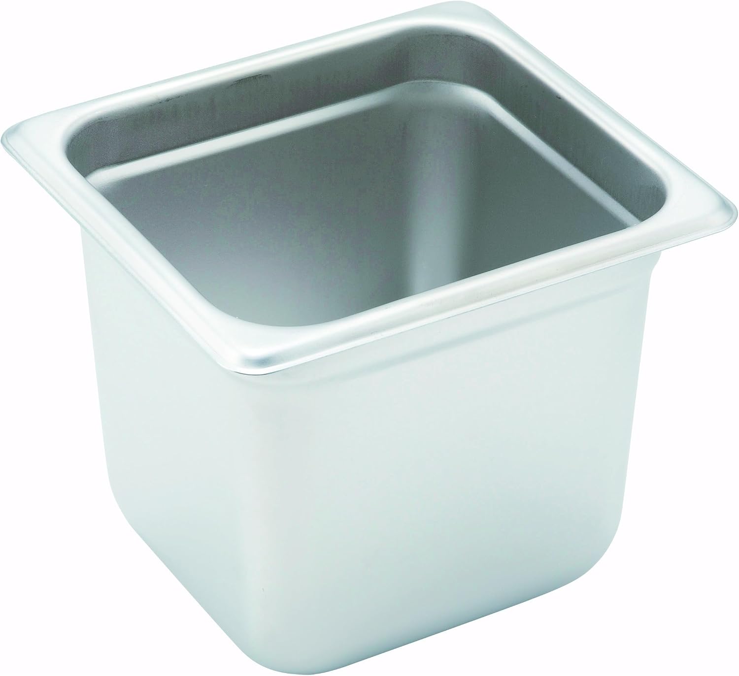 Winco SPJH-606 S/S 1/6 Size x 6" Anti-Jam Pan | Dishwasher safe, Anti-jam construction, Foodservice, Great for Steam Tables, Buffets and Food Preparation