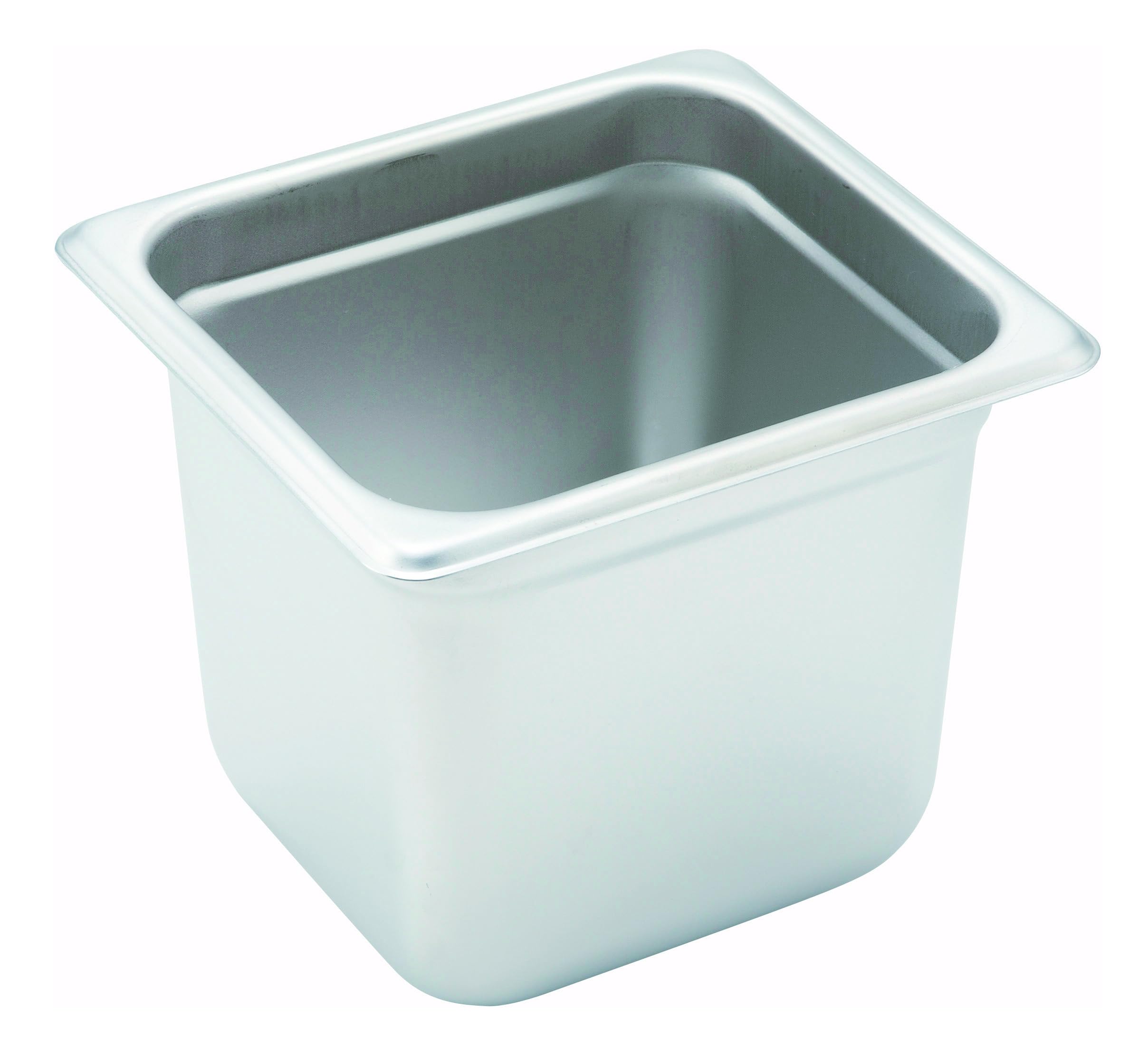 Bac gastro Winco SPJH-606 en inox 1/6 profondeur 15 cm anti-coincement