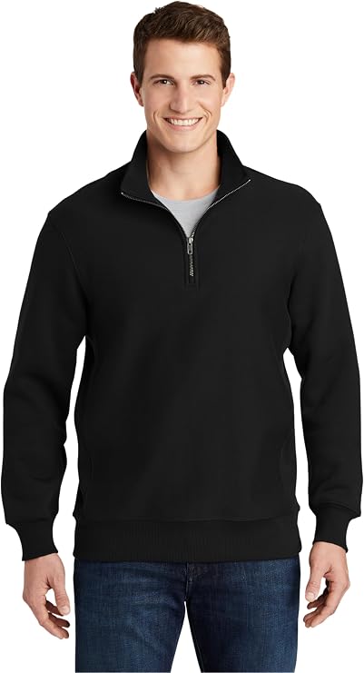 Sport Tek Super Heavyweight 1/4-Zip Pullover Sweatshirt. ST283
