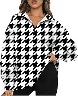 Womens Valentine's Day Baggy Stretch Soft Comfy Valentine's Sweatshirt Pattern Printed Tunic Sweatshirt Novelty Basic Sweatshirt Vintage Top Blouse Valentine