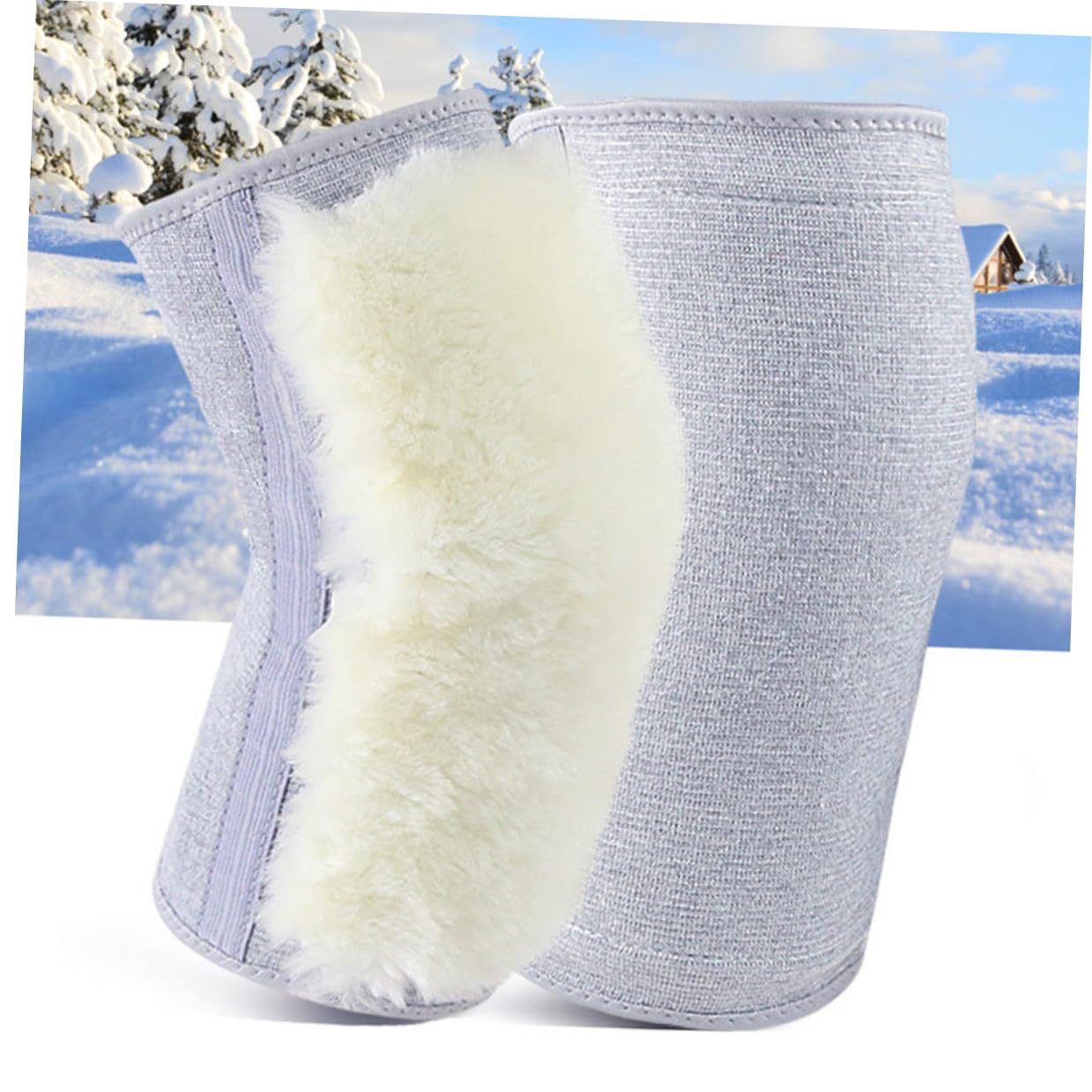 Laine et Latex Genouillère Camouflage Confort Épaisse Hiver