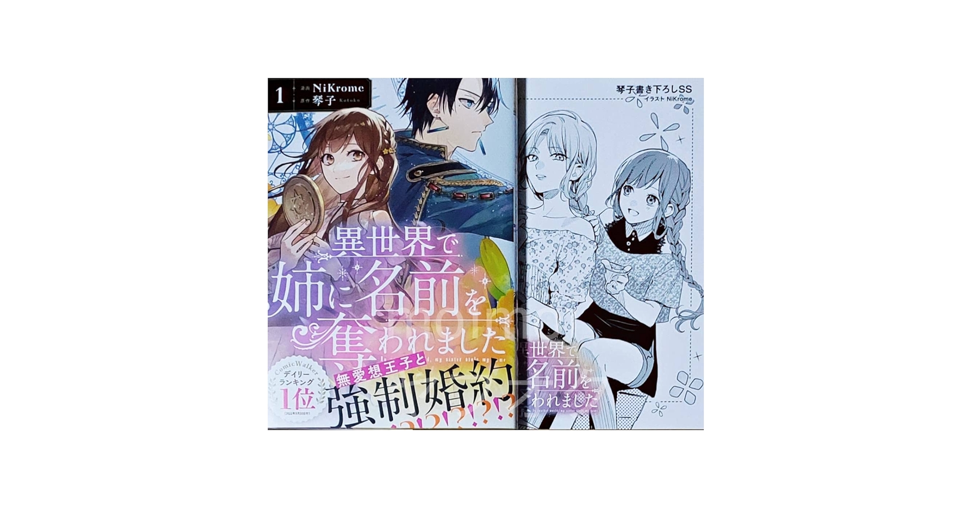 Amazon.co.jp: 2022年11月新刊 異世界で姉に名前を奪われました
