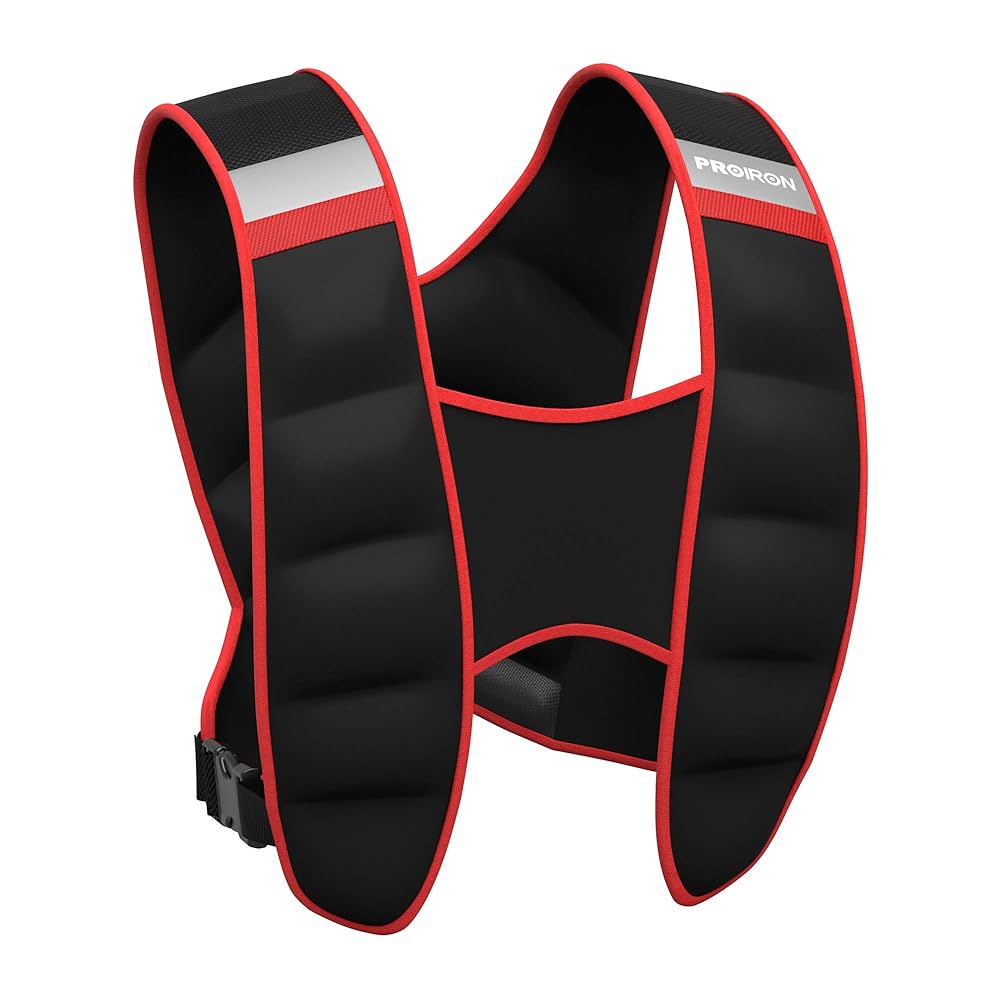 【中古】PROIRON トレーニング用 ウェイトベスト 20kg 予備バックル付 中古】PROIRON トレーニング用 ウェイトベスト 20kg 予備