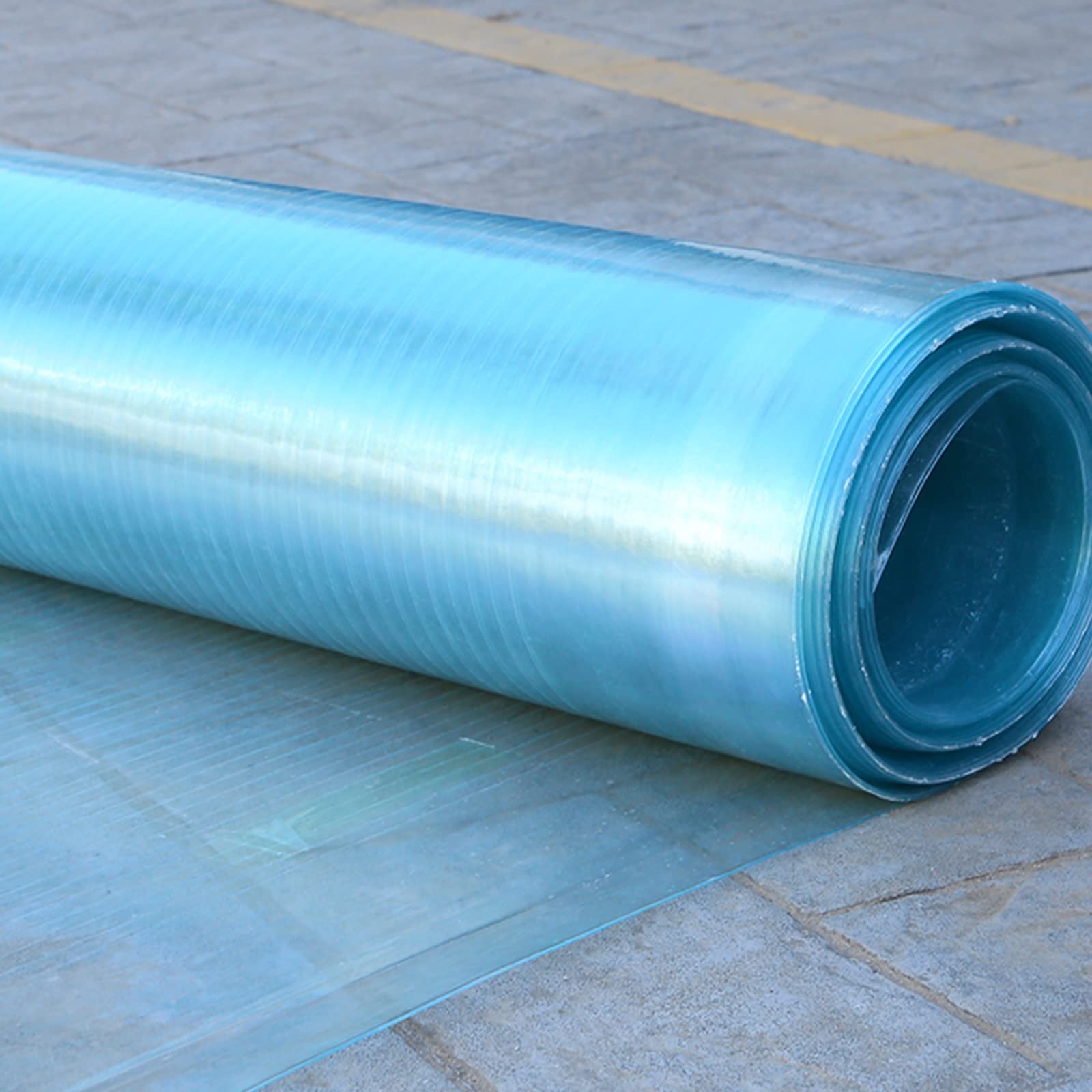 Feuille de toiture en polycarbonate pour couverture de serre et auvent extérieur découpable