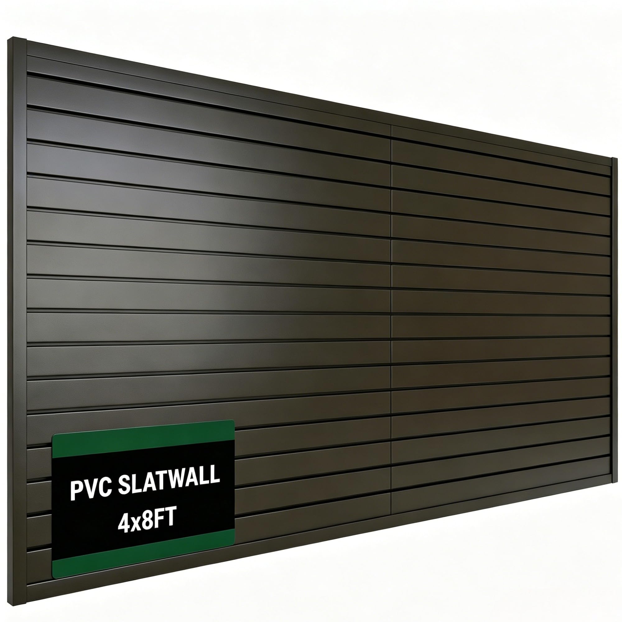 View 1 of ***MINOR DAMAGE***VDTEB Slatwall Panels 4x8 ft Black